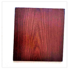 Plastic 2.5mm Aluminum Composite Panel Wooden Color Coating For Surface Protection