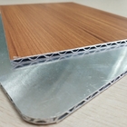 Wooden Marble Series PVDF Aluminum Composite Panel , Aluminium Core Panel